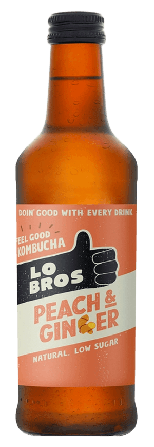 Kombucha Peach & Ginger